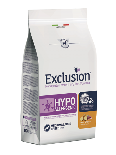 Exclusion Cane Hypo Anatra E Patate  Medio/ maxi 12 Kg