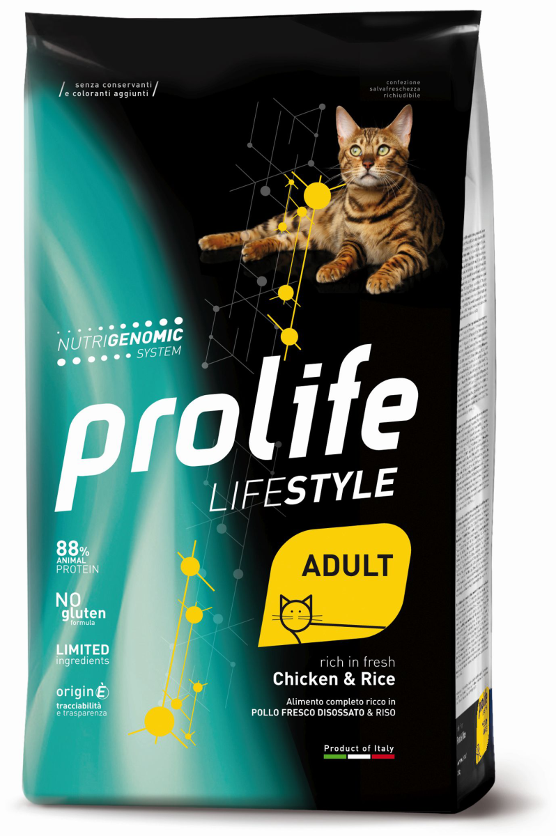 Prolife Gatto Adult Pollo E Riso 400 Gr