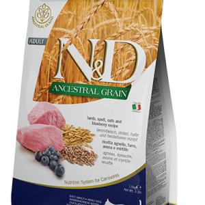 N&D Gatto Ancestral Agnello E Mirtillo 5 Kg