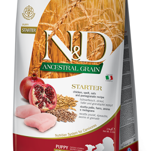 N&D Cane Ancestral Starter Pollo E Melograno 2,5 Kg