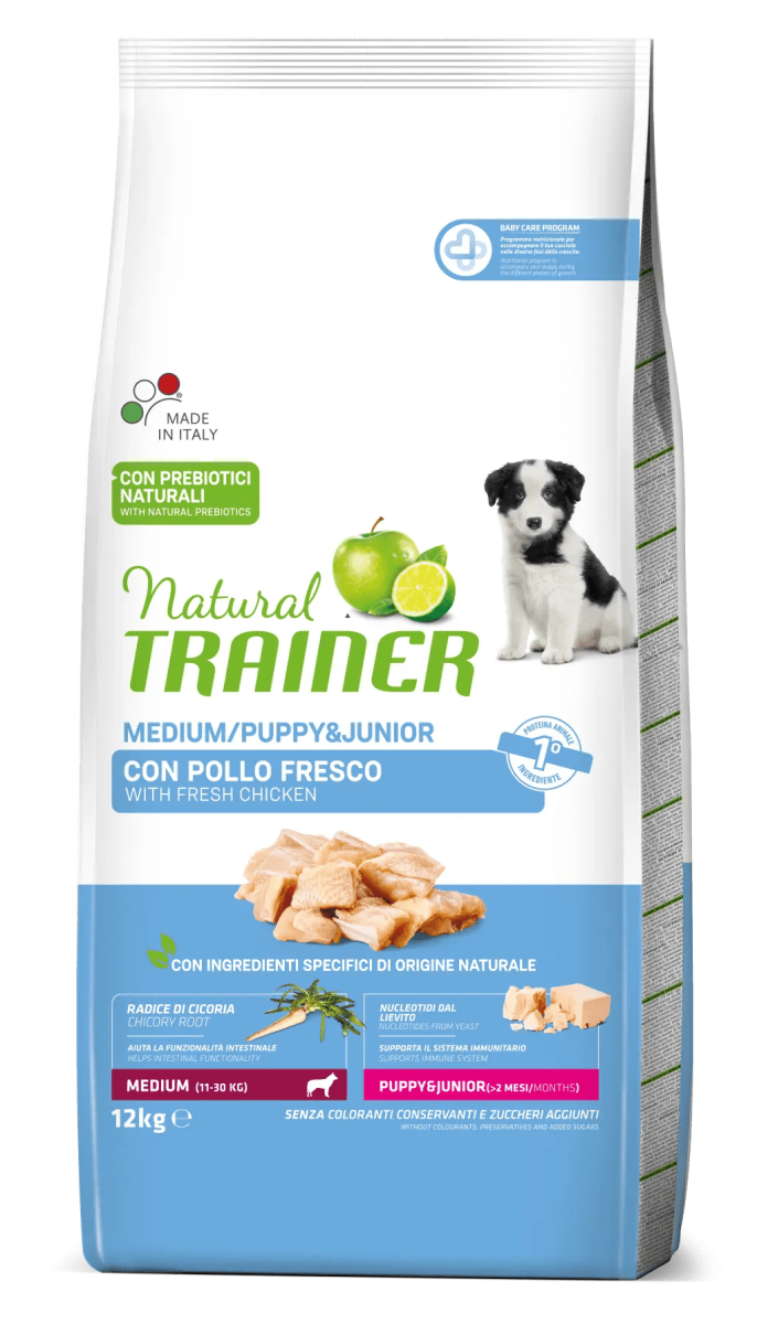 Natural Trainer Cane Puppy & Junior Medium 12 Kg