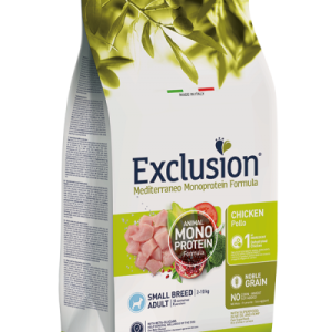 Exclusion Cane Mediterraneo Adult Pollo Small 2 Kg
