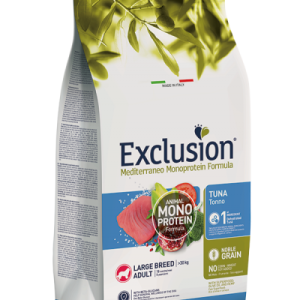 Exclusion Cane Mediterraneo Adult Tonno Maxi 12 Kg