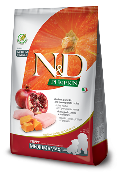 N&D Cane Zucca Pollo E Melograno Puppy Medio Maxi 12 Kg