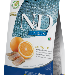 N&D Gatto Ocean Aringa E Arancia Neutered 5 Kg