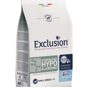 Exclusion Cane Hypo Hydrolized Pesce E Mais Small 2 Kg