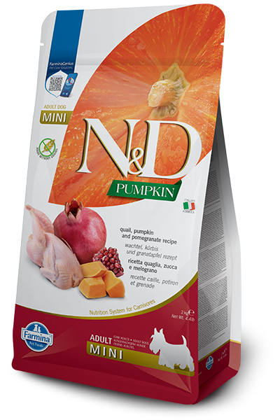 N&D Cane Zucca Quaglia E Melograno Adult Mini 2 Kg