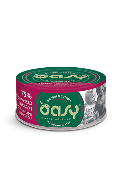 Oasy Gatto More Love Pollo Agnello E Broccoli Lattina 70 Gr