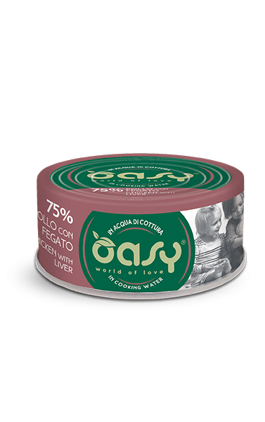 Oasy Gatto More Love Pollo E Fegato Lattina 70 Gr