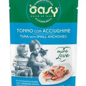 Oasy Gatto More Love Tonno E Acciughe Bustina 70 Gr