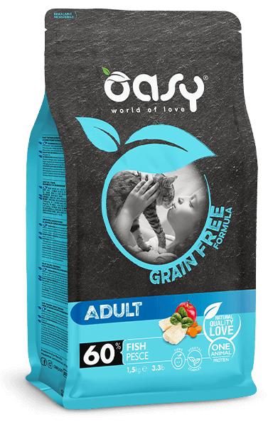 Oasy Gatto Grain Free Adult Pesce 300 Gr