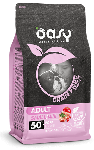 Oasy Cane Grain Free Adult Small Mini Maiale 2,5 Kg