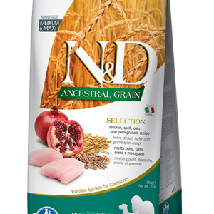 N&D Cane Ancestral Selection Pollo 12+3 Kg