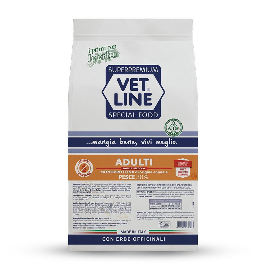 Vet Line Adult Mini Pesce 3 Kg