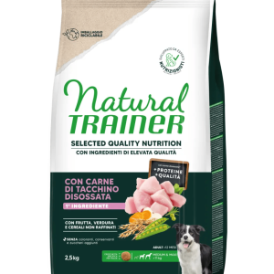 Natural Trainer Selected Cane Adult Medio- maxi Tacchino 10 Kg