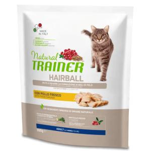 Natural Trainer Gatto Hairball Pollo 300 Gr