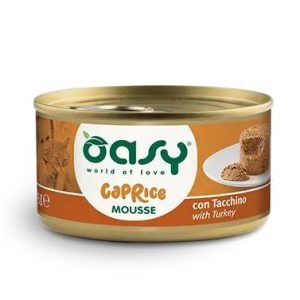 Oasy Gatto Caprice Mousse Tacchino Lattina 85 Gr