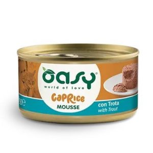 Oasy Gatto Caprice Mousse Trota Lattina 85 Gr