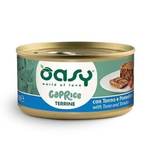 Oasy Gatto Caprice Terrina Tonno E Pomodoro Lattina 85 Gr