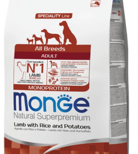 Monge Cane Adult All Breeds Agnello E Riso 12 Kg