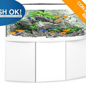 (Juweltrigon190biancobio) Juwel acquario trigon 190 LED bianco con supporto + allestimento biotopo completo