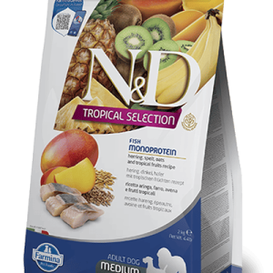 N&D Cane Tropical Selection Aringa Adult Medio – Maxi 2 Kg