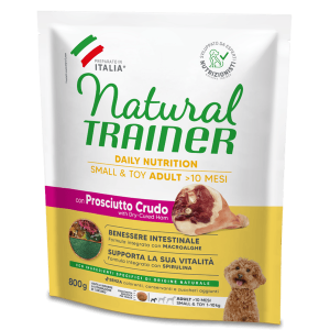 Natural Trainer Cane Prosciutto Crudo Adult Mini Small Toy 800 Gr