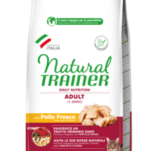 Natural Trainer Gatto Pollo Fresco Adult Daily Nutrition 10 Kg