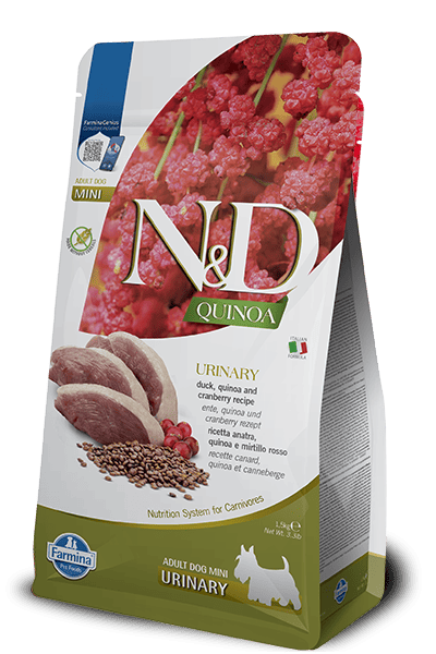 N&D Cane Quinoa Urinary Mini 1,5 Kg
