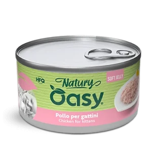 Oasy Gatto Jelly Pollo Per Gattini Lattina 85 Gr