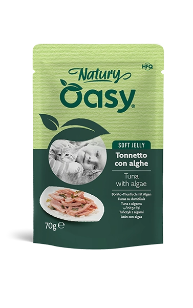 Oasy Gatto Tonno E Alghe Jelly Bustina 70 Gr