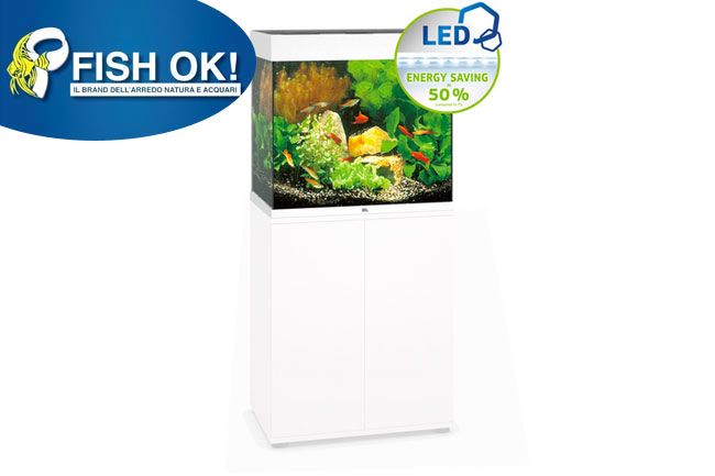 (Juwellido200bianco) Juwel lido 200 LED BIANCO acquario + con supporto